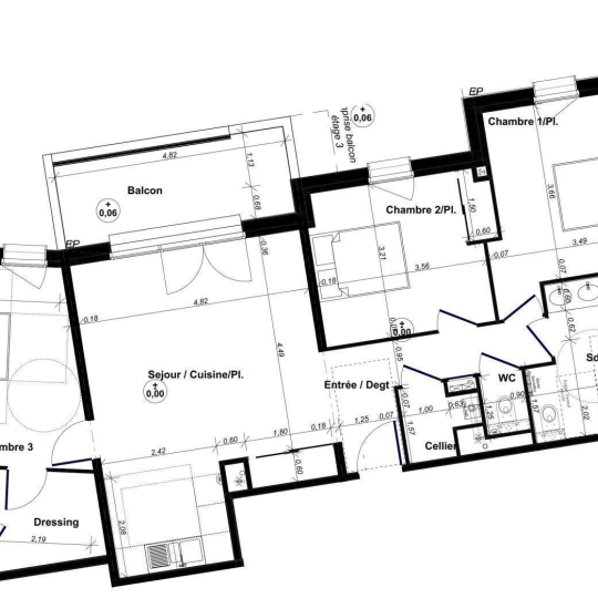  Annonces NTRE2MERS : Apartment | LE BOUSCAT (33110) | 91 m2 | 513 561 € 