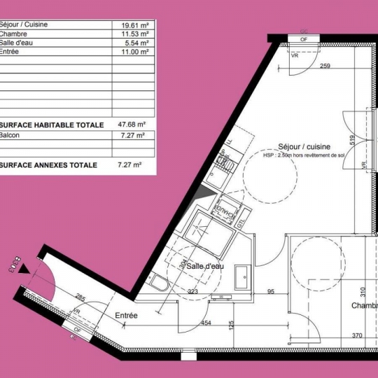  Annonces NTRE2MERS : Appartement | CENON (33150) | 48 m2 | 231 000 € 