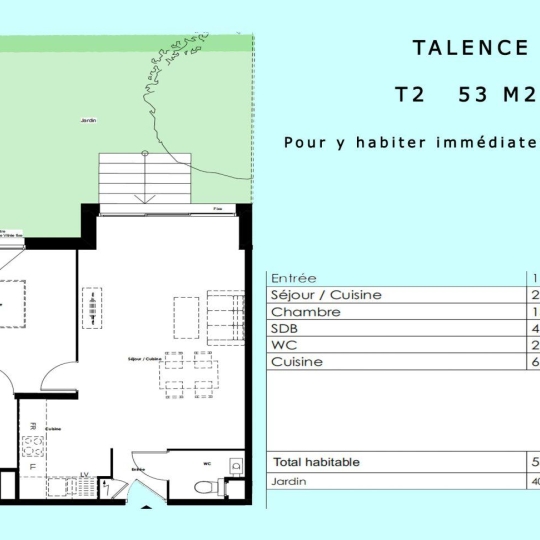  Annonces NTRE2MERS : Appartement | TALENCE (33400) | 54 m2 | 320 000 € 