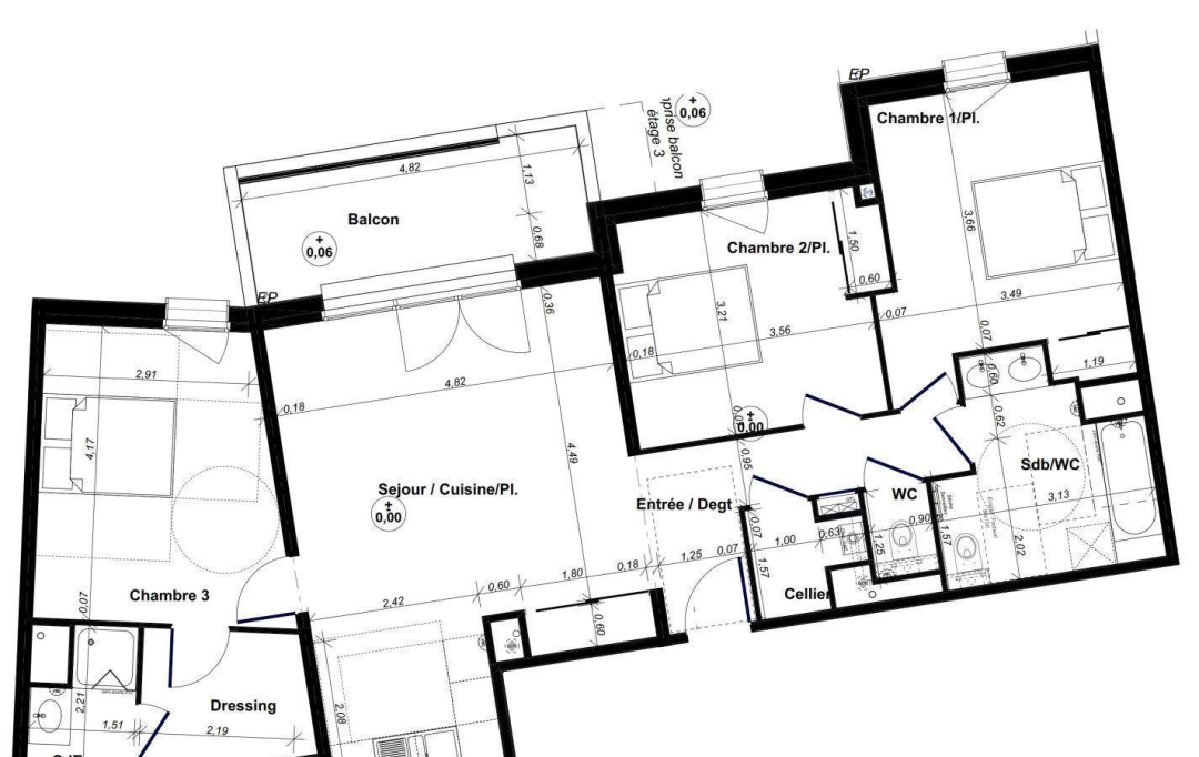 Annonces NTRE2MERS : Apartment | LE BOUSCAT (33110) | 91 m2 | 513 561 € 