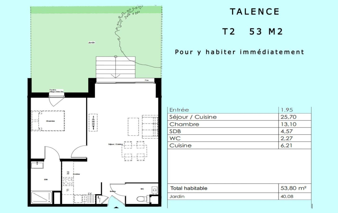Annonces NTRE2MERS : Appartement | TALENCE (33400) | 54 m2 | 320 000 € 