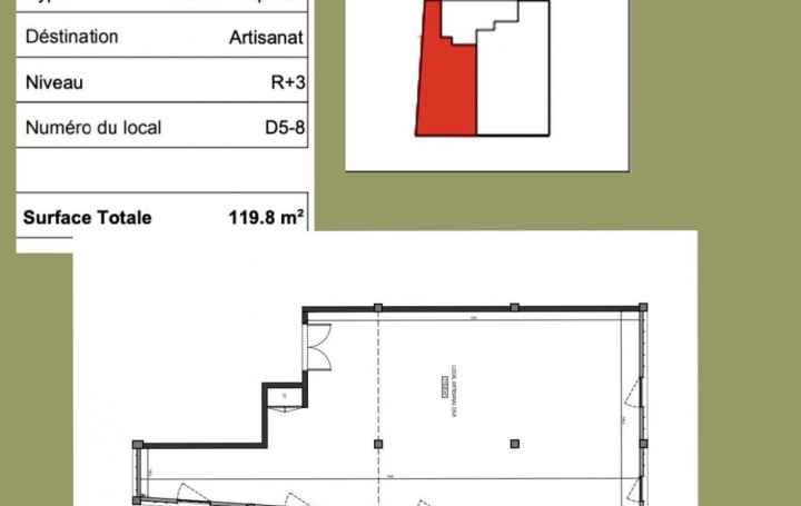 Annonces NTRE2MERS : Office | BORDEAUX (33100) | 119 m2 | 156 000 € 